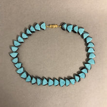 Load image into Gallery viewer, Turquoise Glass Art Bead Necklace
