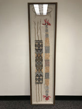 Load image into Gallery viewer, Framed New Guinea Tribal Bead Work Artifacts (62x16)
