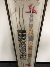 Load image into Gallery viewer, Framed New Guinea Tribal Bead Work Artifacts (62x16)

