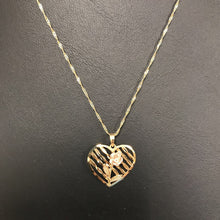 Load image into Gallery viewer, 10K Black Hills Gold Heart Necklace (1.5g)
