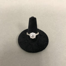 Load image into Gallery viewer, Sterling CZ Engagement Ring sz 7
