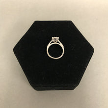 Load image into Gallery viewer, Sterling CZ Engagement Ring sz 7
