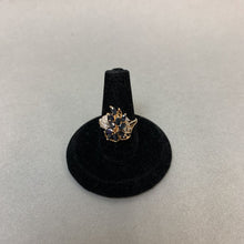 Load image into Gallery viewer, 14K Gold Spinel &amp; Diamond Ring (AS-IS) sz 6 (3.2g)
