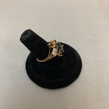 Load image into Gallery viewer, 14K Gold Spinel &amp; Diamond Ring (AS-IS) sz 6 (3.2g)
