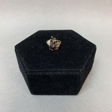 Load image into Gallery viewer, 14K Gold Spinel &amp; Diamond Ring (AS-IS) sz 6 (3.2g)
