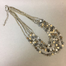 Load image into Gallery viewer, Chico&#39;s Antiqued Silver &amp; Goldtone Layered Necklace
