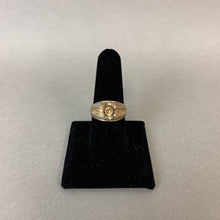 Load image into Gallery viewer, 14K Gold Plated CZ Espo Ring sz 10

