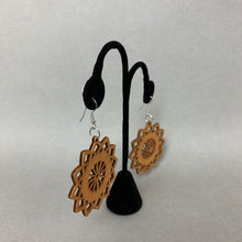 Load image into Gallery viewer, Mooncalf Handmade Lasercut Wood Earrings
