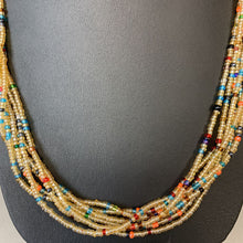 Load image into Gallery viewer, Vintage Seed Bead Multi-Strand Necklace
