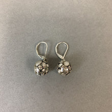 Load image into Gallery viewer, Modern Sterling Ball Lever Back Earrings
