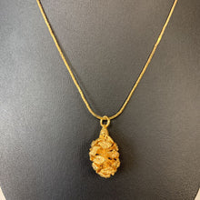 Load image into Gallery viewer, Nature&#39;s Jewelry 24K Gold Dipped Pinecone Necklace
