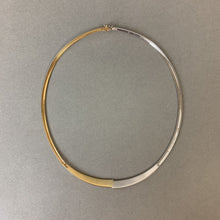 Load image into Gallery viewer, 14K Gold &amp; White Gold Omega Necklace 16&quot; (18.2g)
