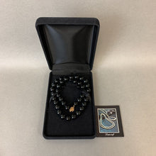 Load image into Gallery viewer, Danecraft Fuji Seas Simulated Black Pearls w/ 14K Gold Clasp
