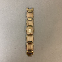 Load image into Gallery viewer, Fossil Square Goldtone Resin Link Women&#39;s Watch (Untested, Needs Battery)
