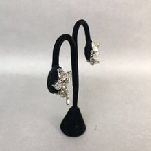 Load image into Gallery viewer, Vintage Rhinestone Clip Earrings
