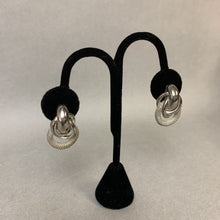 Load image into Gallery viewer, Sterling Twisted Knot Pierced Earrings
