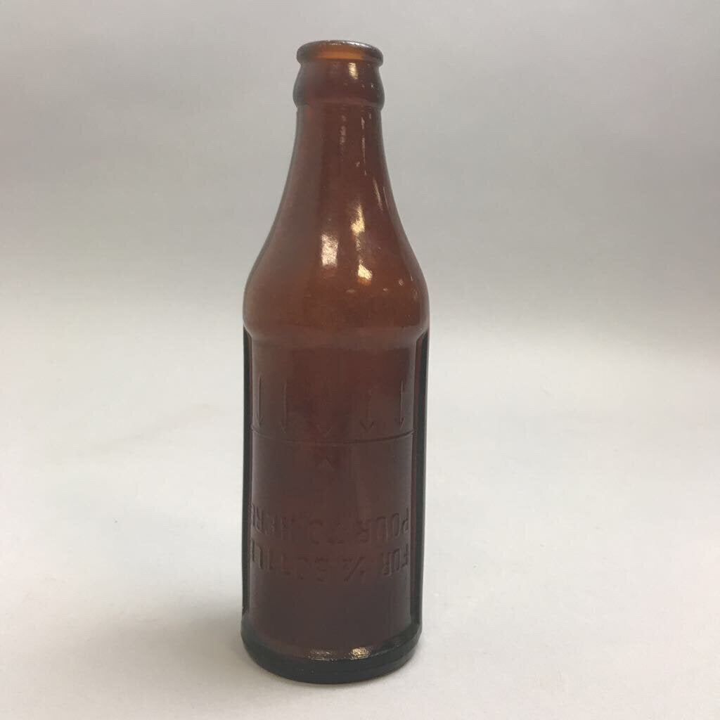 Certo Amber Glass Bottle Made In USA Line For Half Way Mark D90 Patented (7