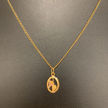 Load image into Gallery viewer, 10K Black Hills Gold Pendant on 17&quot; Gold Filled Chain (1.4g)
