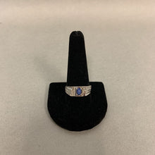 Load image into Gallery viewer, 10K White Gold Blue Star Sapphire Ring sz 12 (4.1g)
