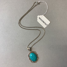 Load image into Gallery viewer, Mooncalf Handmade Faux Turquoise Necklace
