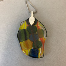 Load image into Gallery viewer, Art Glass Pendant w/ Chain
