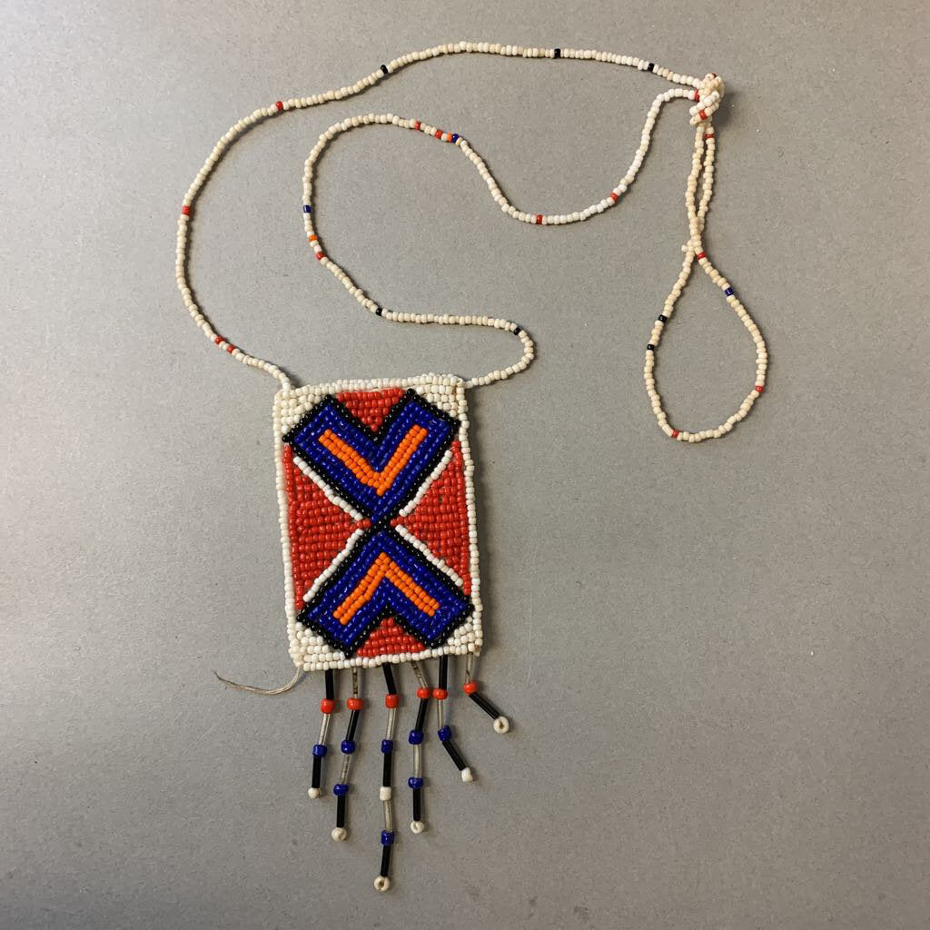 Native American Indian Beaded Necklace 18