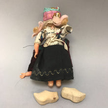Load image into Gallery viewer, Vintage Holland Doll w Wood Shoes As IS (5.5)
