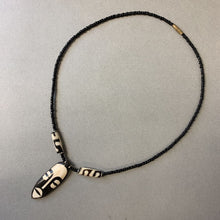 Load image into Gallery viewer, Vintage Handmade African Bone Mask Necklace
