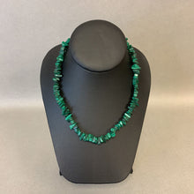 Load image into Gallery viewer, Malachite Chip Bead Necklace
