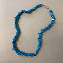 Load image into Gallery viewer, Dyed Turquoise Chip Bead Necklace
