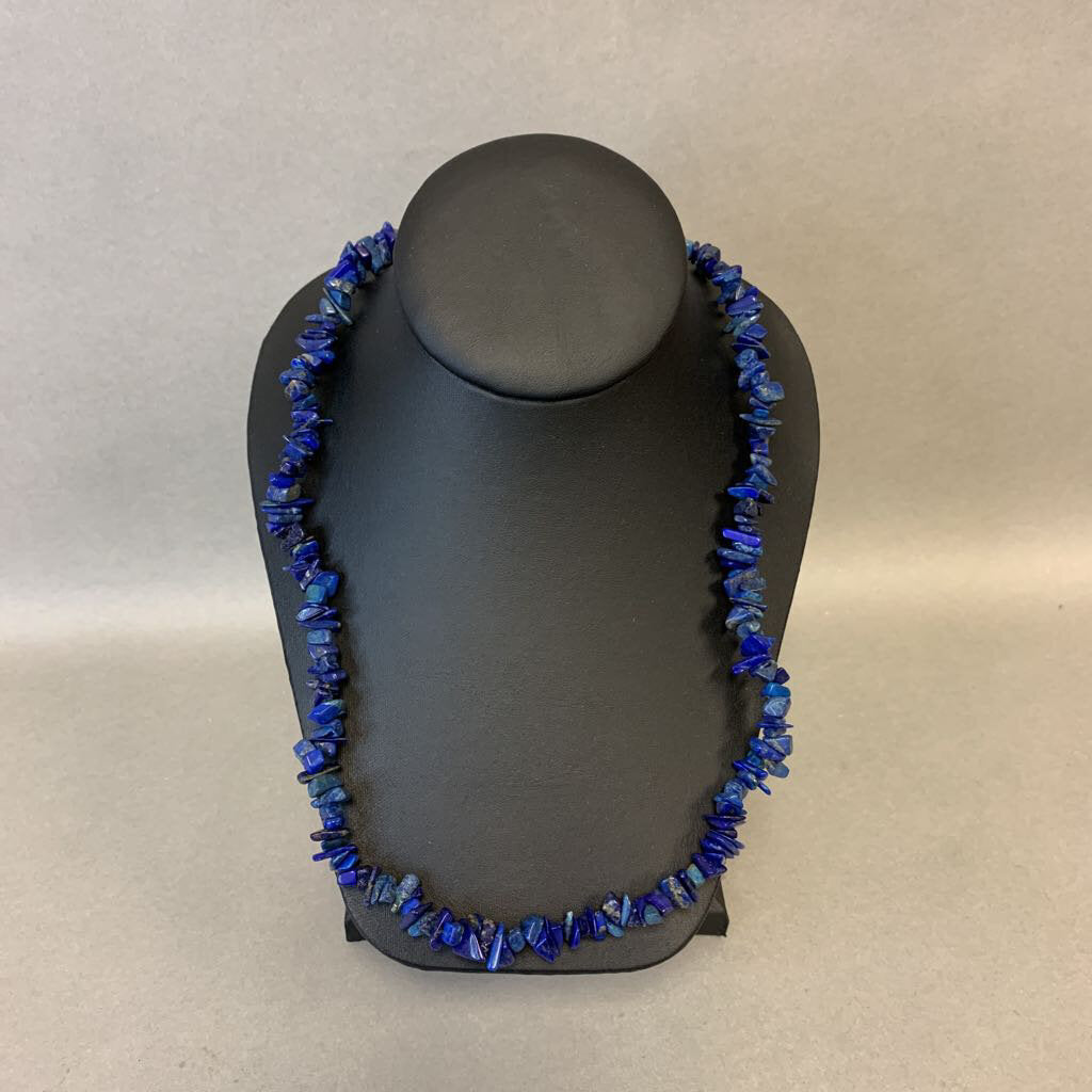 Lapis Lazuli Chip Bead Necklace