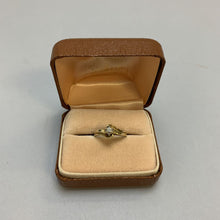 Load image into Gallery viewer, 10K Gold Diamond Engagement Ring sz 5.5 (2.3g)
