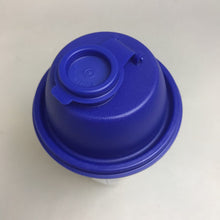 Load image into Gallery viewer, New Vintage Tupperware Blue Quick Shake Gravy Drink Blender w/ Insert 2 Cups
