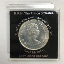 Load image into Gallery viewer, HRH Prince of Wales Royal Wedding Commemorative Crown Coin (~39mm)
