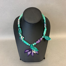 Load image into Gallery viewer, Handmade Fimo Clay Art Floral Bead Necklace

