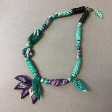 Load image into Gallery viewer, Handmade Fimo Clay Art Floral Bead Necklace
