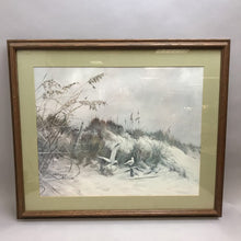 Load image into Gallery viewer, Framed Art Beach Scene w/ Gulls - &quot;Beach Grass&quot; by Carolyn Blish (22x26)
