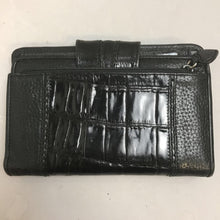 Load image into Gallery viewer, Brighton Black Leather Wallet Crocodile Style (4x7)
