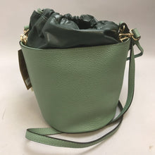 Load image into Gallery viewer, Anna Paola Sage Green Leather Bucket Purse NWT (7x10)
