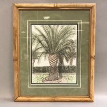 Load image into Gallery viewer, Pen &amp; Watercolor Pineapple Bamboo Frame (17.5x10.5)

