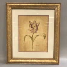 Load image into Gallery viewer, Gold Framed Cheri Blum Florals Print (17x15)
