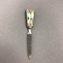 Load image into Gallery viewer, Antique Mother of Pearl Nailfile (3.5&quot;)
