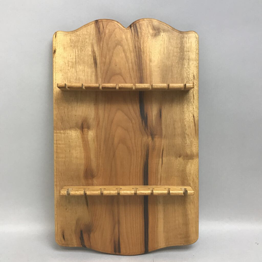 Wooden Wall Spoon Display Rack (15x9)