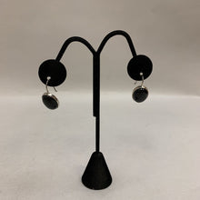 Load image into Gallery viewer, Sterling Onyx Hook Earrings
