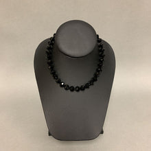 Load image into Gallery viewer, Vintage Vendome Black Faceted Crystal Necklace
