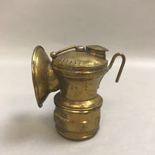 Load image into Gallery viewer, Vintage US Auto-Lite Universal Lamp Co. Coal Miner Brass Headlamp Light Carbide

