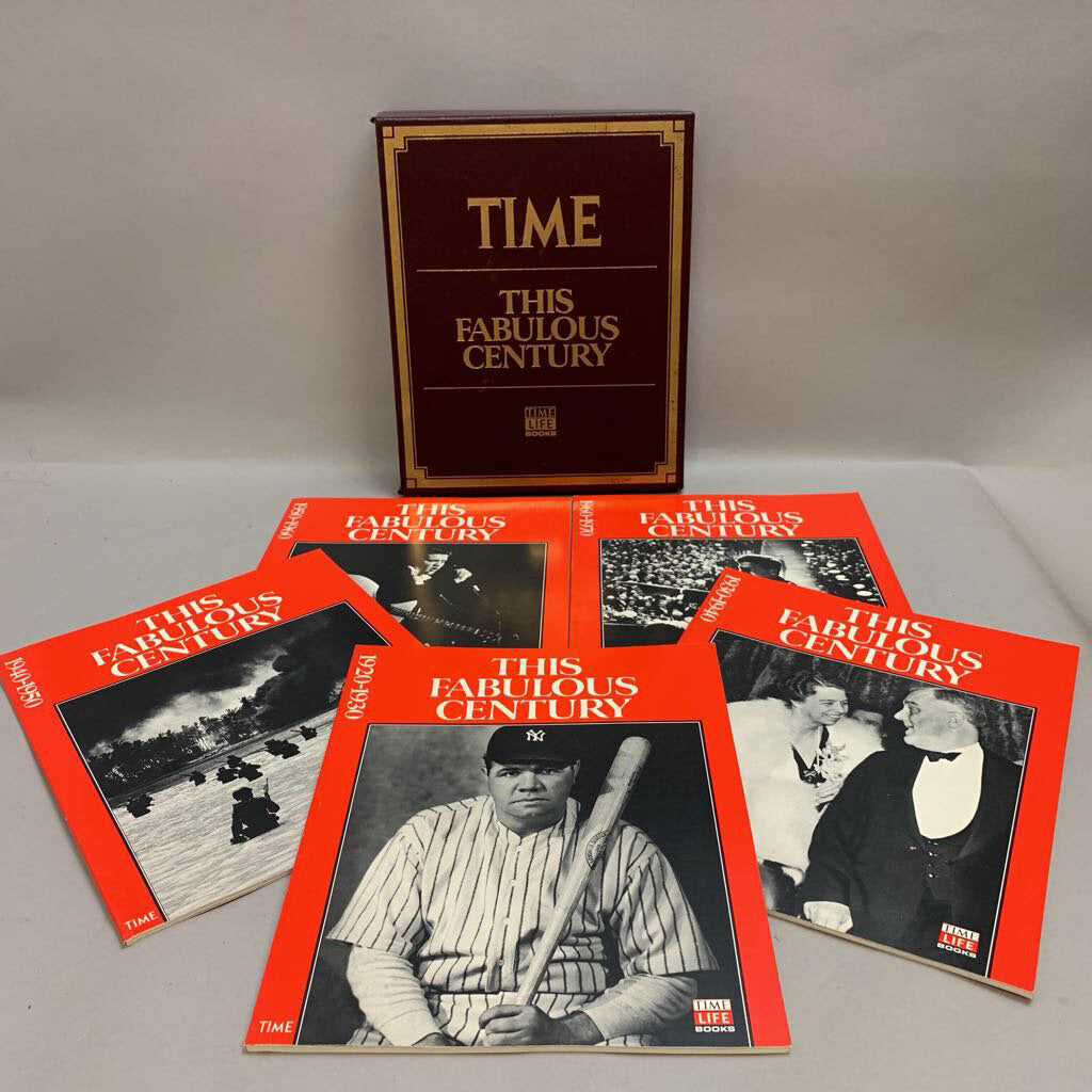 Time Life Books This Fabulous Century Complete Set (5) 1920 - 1970 Large Format