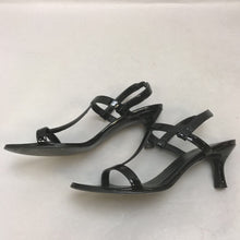 Load image into Gallery viewer, Black Patent Strappy Sandel Shoes Sz 7M
