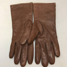 Load image into Gallery viewer, Coach Brown Leather Gloves Lined (Sz 7)
