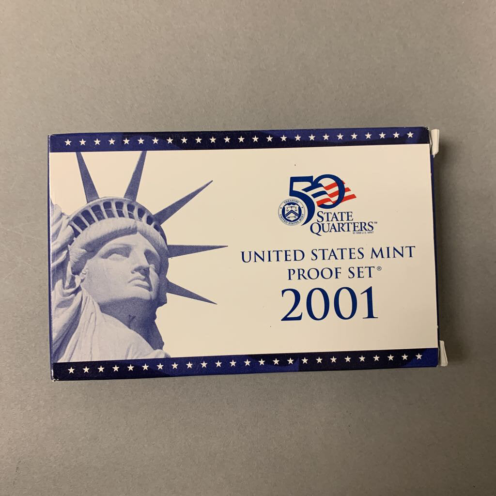 2001 US Mint Proof & State Quarters Proof Set